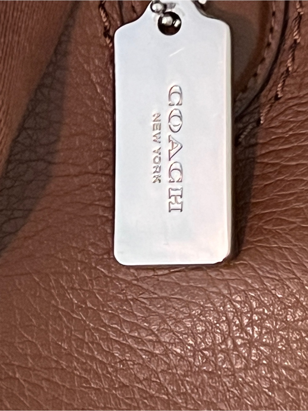 Coach Brown Pebbled Leather Everyday Tote - Picture 2 of 7